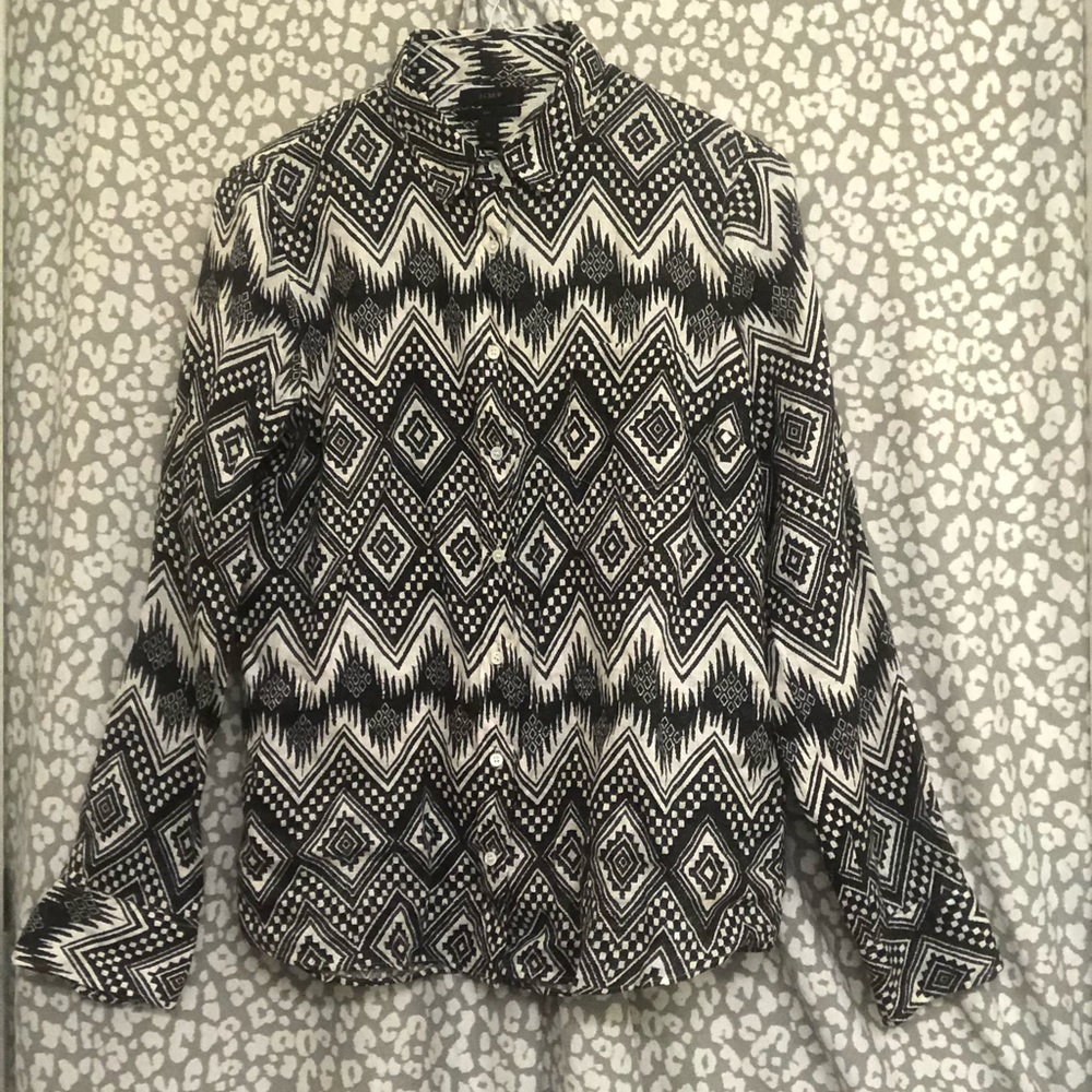 Rn 77388, Ca 56445 J.CREW, BUTTON-DOWN SHIRT